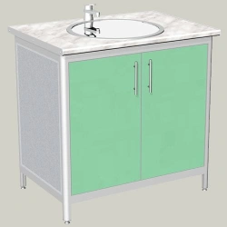 Double door sink cabinet model MA-2