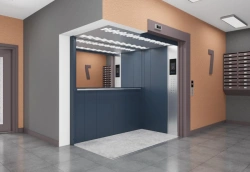 Electric passenger lift model SPBLZ MR with a machine room, with a load capacity of 630 kg. inclusive, with a speed of motion