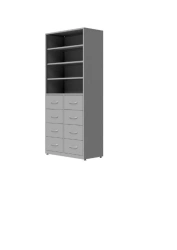 SHMSt SKB-2YA Two-section medical cupboard (shelf-drawer)