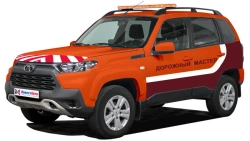 Cars for transporting people other type M1NT modification M1NTDC on the basis of LADA NIVA, type 2123, modification 212300-80.