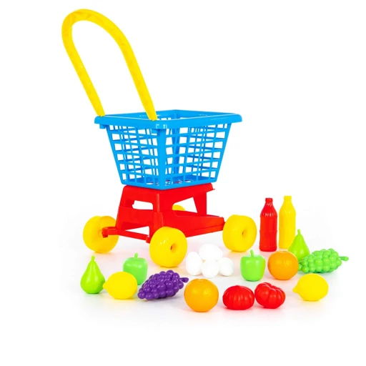 Universal "Supermarket" Cart No. 1 with Product Set, Code 42989