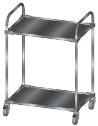 Mobile trolley with brakes TP-2 from the set of general hospital furniture "LABROMED-3" according to TU 9452-009-13305037-2008.