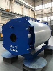 Two-pass water-heating boilers NORD with heat capacity of 0,075-2,0 MW, type KN 2.15 (without burner and furnace devices, autotr