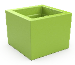 Cachepot QUARTER, item 220 without light