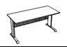 Metal-framed tables of "Style Plus" series