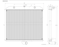 Water radiator 744R1B-1301.100
