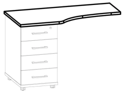 Top for drawer 8607 p/l Galant Series