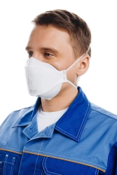 Personal respiratory protection equipment with filtering half-mask: respirator RK 5010 FFP1 NR D for protection against aerosols