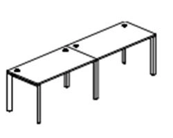 Workstation on U-shaped m/k KS.RsP-3.058