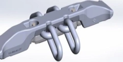 Single-hull scraper for two chains, scraper length: 772, chain size: 30x108 centre-to-centre distance: 115 TU 3149-019-001657