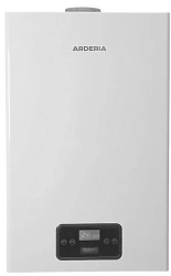Gas wall mounted hot water heating boiler (up to 100 kW), "ARDERIA" trade mark, model Arderia D10.