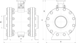 Ball shut-off valve ATEK.491284.495