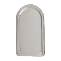 Stainless steel moulded tray