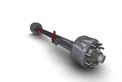 Automotive trailer/semi-trailer ACM brake axle