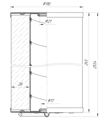 EE 781130 fuel filter element