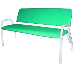 Banquette with backrest medical two-seater BS-2