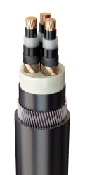 Power cable Pv... copper with SPE insulation, armoured in PVC sheathing