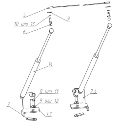 Smooth bonnet lifting device for HYUNDAI TUCSON (2015-2018)