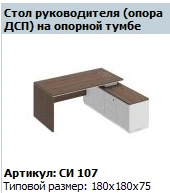 "CITY" Wooden door of the support cabinet (2-piece set) article SI 504