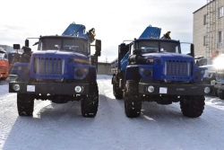 Special cargo truck with CMU produced by INMAN JSC on URAL 4320-1951-60, 4320-1951-62, 4320-1951-70, 4320-19 chassis.