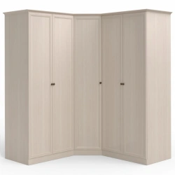 "Camilla" FU5-01.T8L, Corner cupboard (2 doors + corner + 2 doors) from the set of modular furniture "Camilla".
