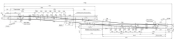 Single ramp of P65 type 1/11 on reinforced concrete bars for high-speed traffic of 2968.00.000-08 project.