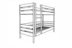 Tiered children's bed