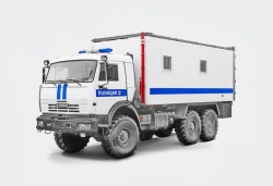 Mobile police station on the chassis of KAMAZ-43118 (-A5- RR, -RS, -50, -37) type 47611.
