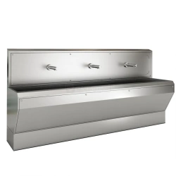 Surgical three-seater washbasin B-UX3