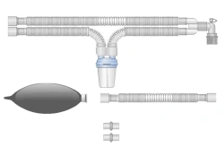 Respiratory devices for joint use with anaesthetic and resuscitation equipment, version: p