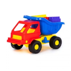 Set No. 44: "Kuzya-2", dump car + "Builder" construction set (12 elements), item No. 2815