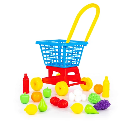 Universal "Supermarket" Cart No. 1 with Product Set, Code 42989