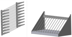 Wall shelf for blackboards PD
