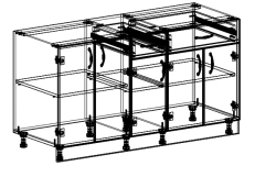 Kitchen furniture set
