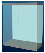 Display case 2000 x 1000 x h 2050