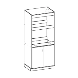 Extractor cupboard