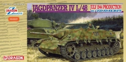 Assembled model JAGDPANZER IV L48 self-propelled vehicle