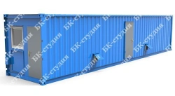Training complex for practising skills of gas-fire protection services (container version)