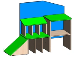 Shelving cabinet "Garage", Art. SIM Gar-01