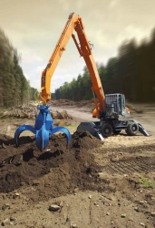 Excavator-overloader wheeled E230WH