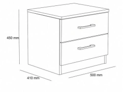 Nightstand model "Belle"