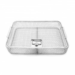Rectangular mesh tray with lid LMPrKS-"MEDICON"