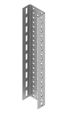 U-profile BSUP 10K-000, with overall dimensions from 100x50x200 mm to 100x50x6000, metal thickness 4,0 mm, hot-dip galvanised