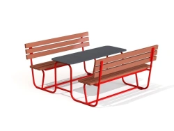 MF 2.05 Table with benches