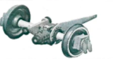 Drive wheel pair of special rolling stock 1024D.04.03.000