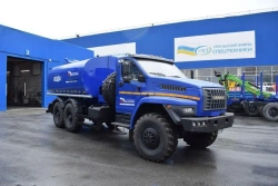 Tank truck for food liquids (ACPT), UZST brand, type UZST01, modification 6620-20 on Ural chassis 5557-6151-70, 5557-6151-72,