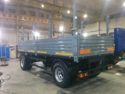 Sorting trailer type MDO421, modification 878524 without removable sides on MD.?2?1850?9??120?13 (double axle) or on M axle.