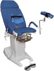 Gynaecological chair KG-6 according to TU 9452-040-07614107-2007 and its detachable parts: kneelers, arm rests, basin, tripod fo