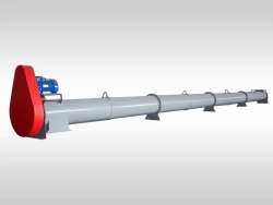 Stationary screw conveyor for food industry UVT series model UVT - 200