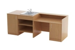 Demonstration table for chemistry cabinet